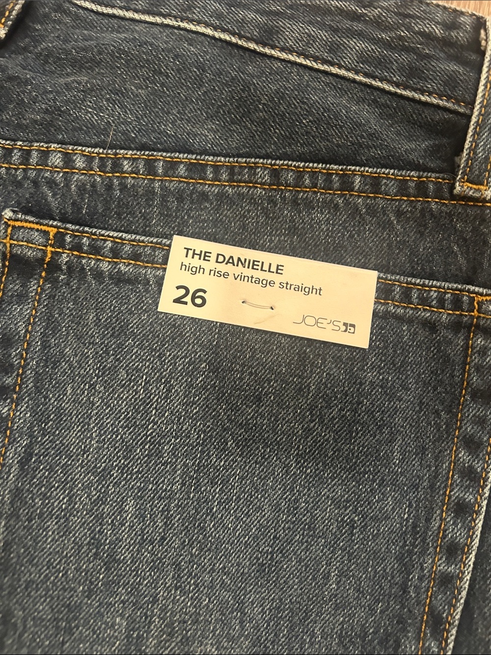 Joe's Jeans Dark Blue High-Rise Button-Fly Jeans - Picture 8 of 8